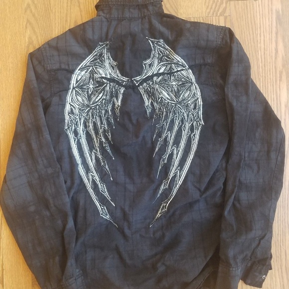 mens shirts with wings on the back